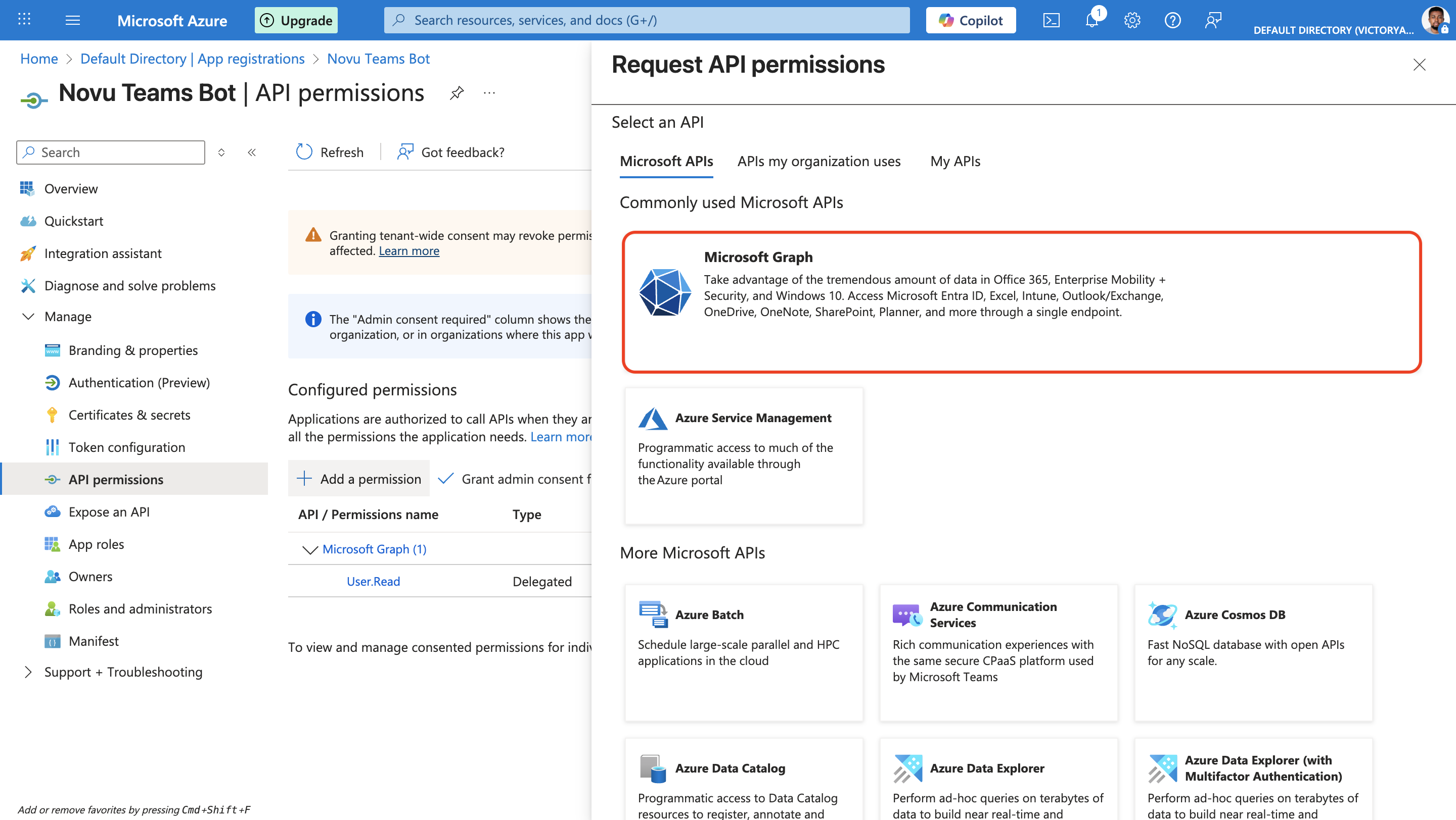 Add permissions